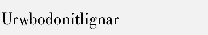 URWBodoni TLig Nar