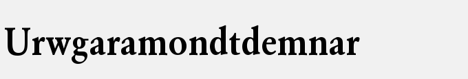 URWGaramond TDem Nar