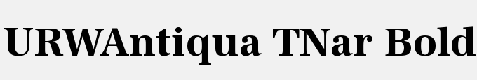 URWAntiqua TNar Bold