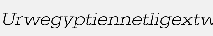 URWEgyptienne TLig Ext Wid Oblique