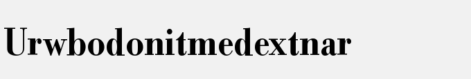 URWBodoni TMed Ext Nar