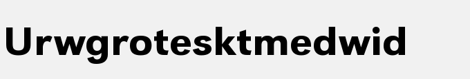 URWGrotesk TMed Wid