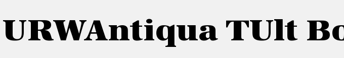 URWAntiqua TUlt Bol Wid