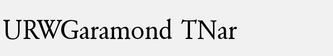 URWGaramond TNar