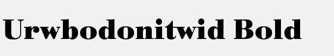 URWBodoni TWid Bold