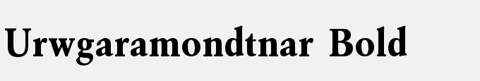 URWGaramond TNar Bold