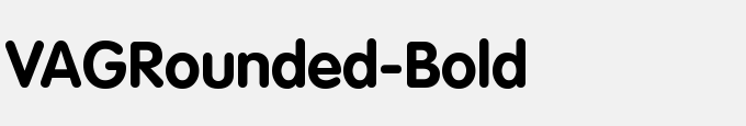 VAGRounded-Bold