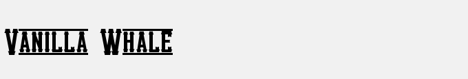 Vanilla Whale