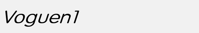Vogue-Normal Wd Italic