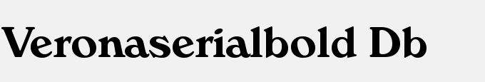 Verona-Serial-Bold DB