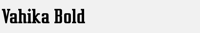 Vahika Bold