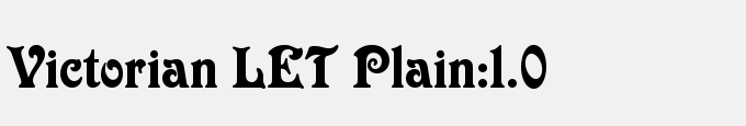 Victorian LET Plain:1.0
