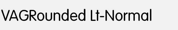 VAGRounded Lt-Normal