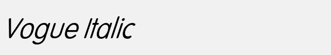 Vogue Italic