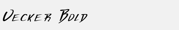 Vecker Bold