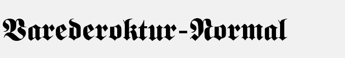 Varederoktur-Normal
