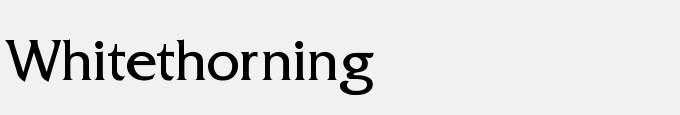 Whitethorning