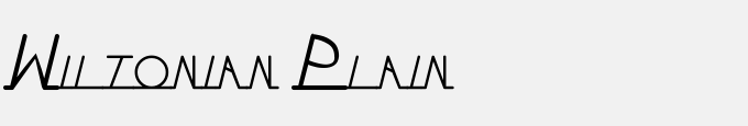 Wiltonian Plain