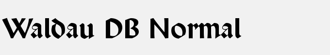 Waldau DB Normal