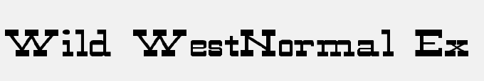 Wild West-Normal Ex