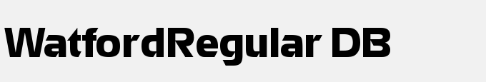 Watford-Regular DB