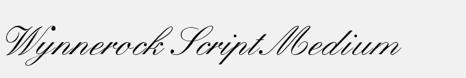 Wynnerock Script-Medium