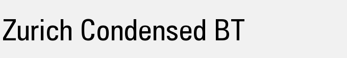 Zurich Condensed BT