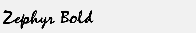 Zephyr Bold