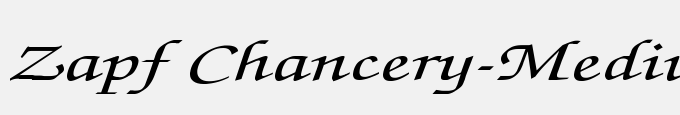 Zapf Chancery-Medium Italic Ex