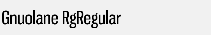 Gnuolane Rg-Regular