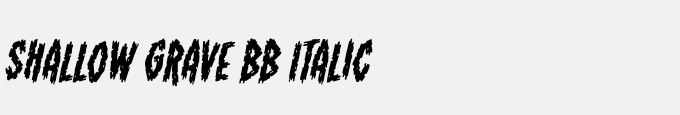 Shallow Grave BB Italic