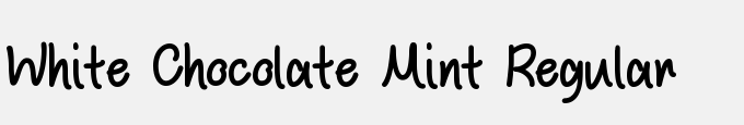White Chocolate Mint Regular