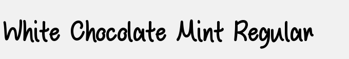 White Chocolate Mint Regular