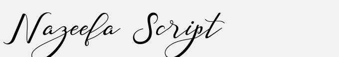 Nazeefa Script