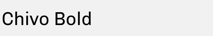 Chivo Bold