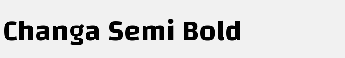 Changa Semi Bold