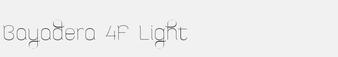 Bayadera 4F Light