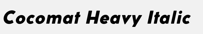 Cocomat Heavy Italic