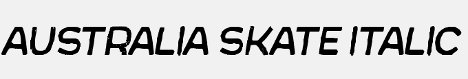 Australia Skate Italic