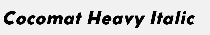 Cocomat Heavy Italic