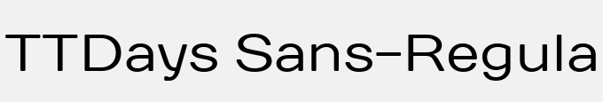 TTDays Sans-Regular