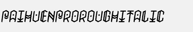 PAIHUENPROROUGHITALIC