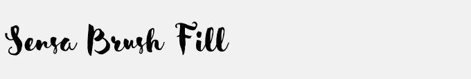 Sensa Brush Fill
