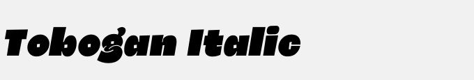 Tobogan Italic
