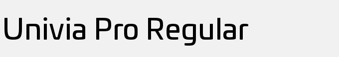 Univia Pro Regular