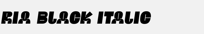 RIA BLACK ITALIC