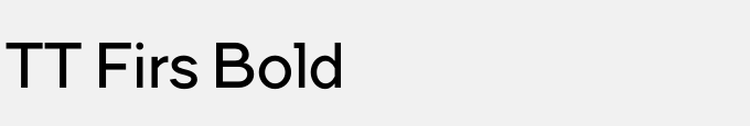 TT Firs Bold