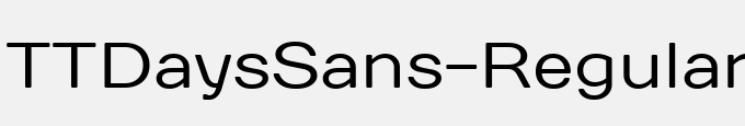 TTDays Sans-Regular