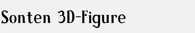 Sonten 3D-Figure