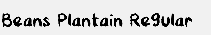 Beans Plantain Regular
